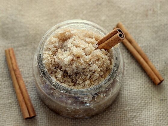 scrub corpo per la cura della pelle